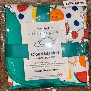 Little Sleepies 50x50 Squeeze The Day Triple Layer Cloud Blanket